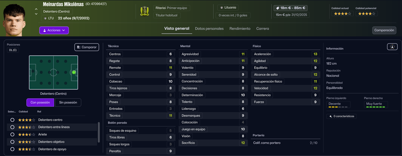 Meinardas Mikulenas DC 2025