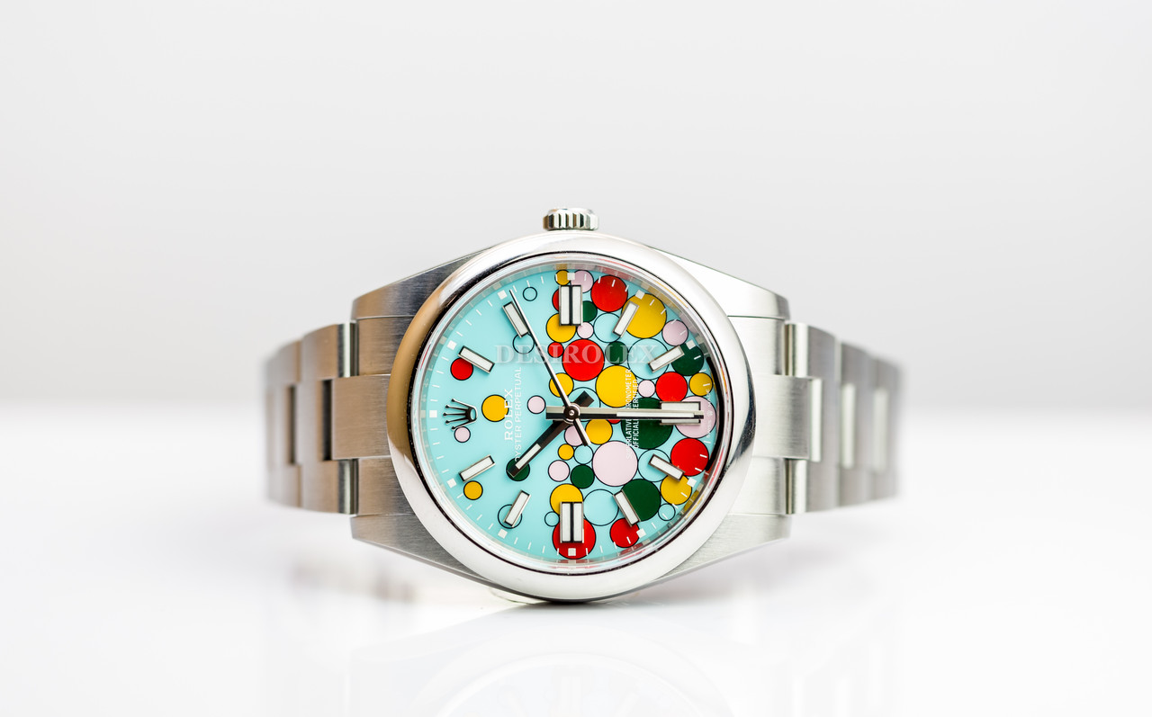 BNIB Rolex 124300 Oyster Perpetual 41mm CELEBRATION Dial Feb 2025 STICKERS