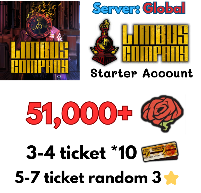 [Global] Limbus Company reroll starter account loại Basic 