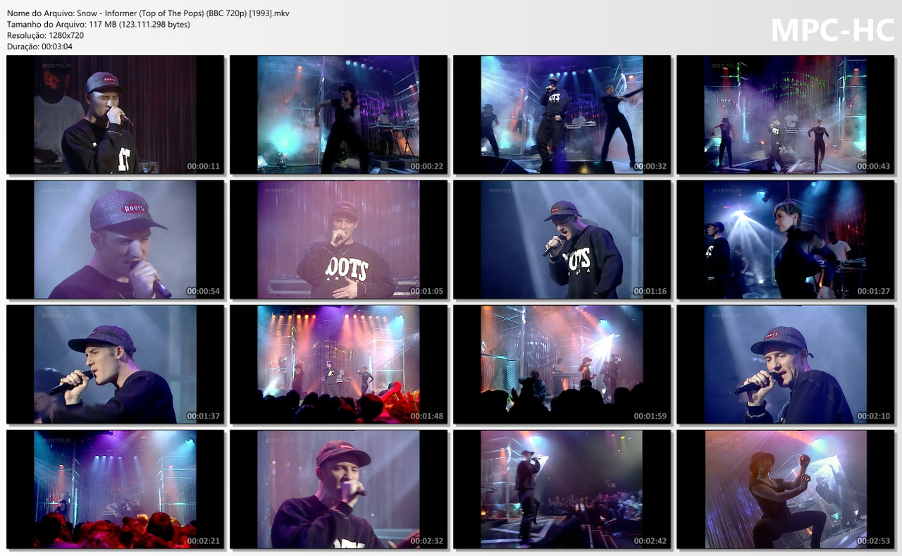 Snow - Informer (Top of The Pops) (BBC 720p) [18.03.1993]