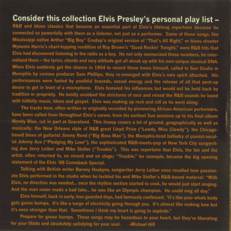 ELVIS R&B [82876 85750 2]