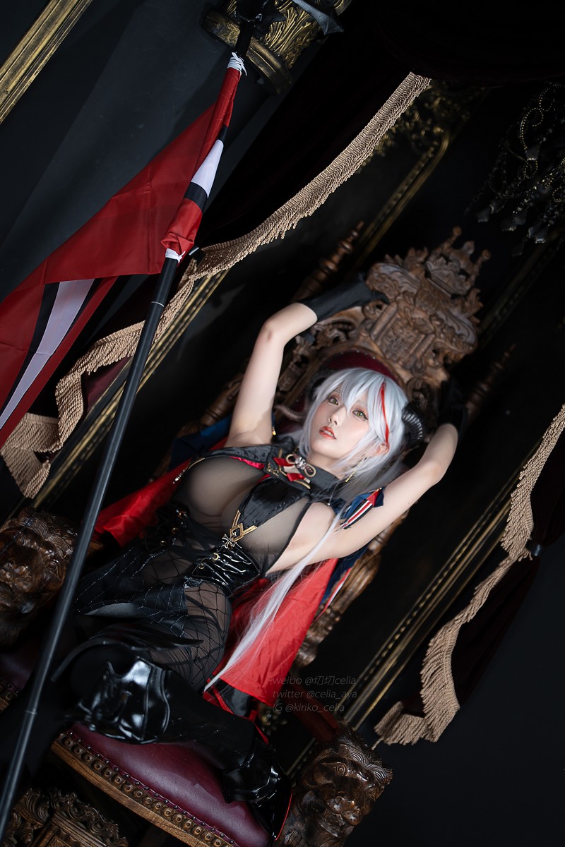 切切Celia 埃吉尔 Aegir Cosplay Azur Lane 写真 32P+2V插图