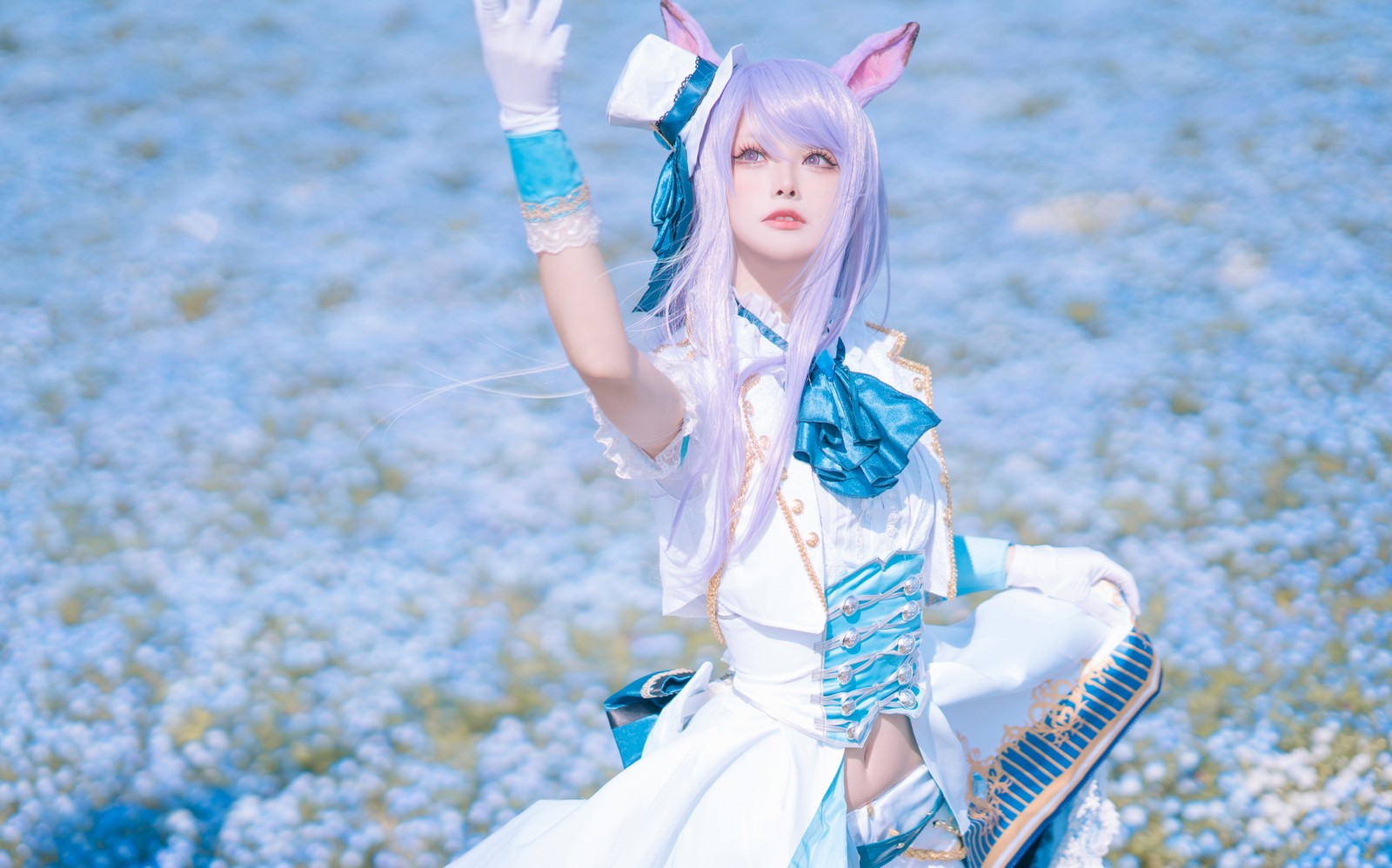 w百合欧皇子w 目白麦昆决胜服写真集 – 赛马娘COS 高清图 [18P-123MB]插图1