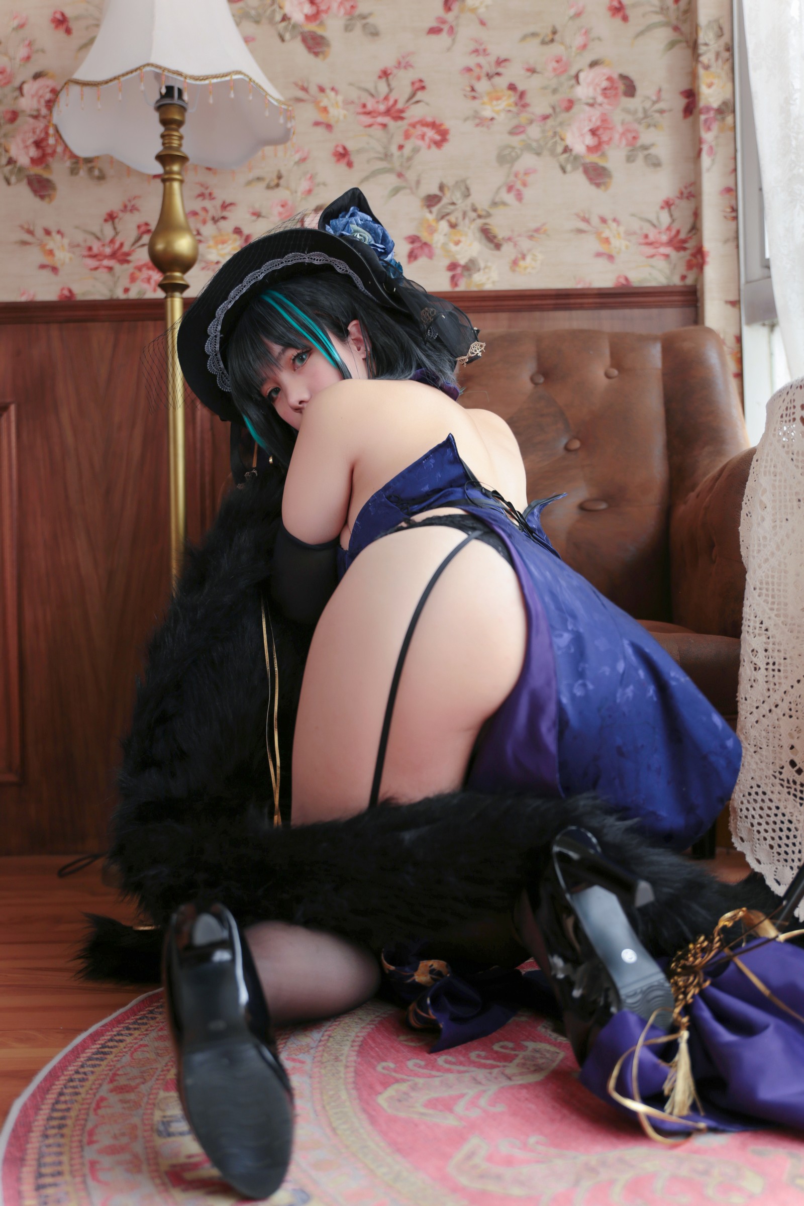 Meroko_魅瞳 – 柴郡旗袍 Cos 高清写真集（33P-287.4M）碧蓝航线东方旗袍风插图