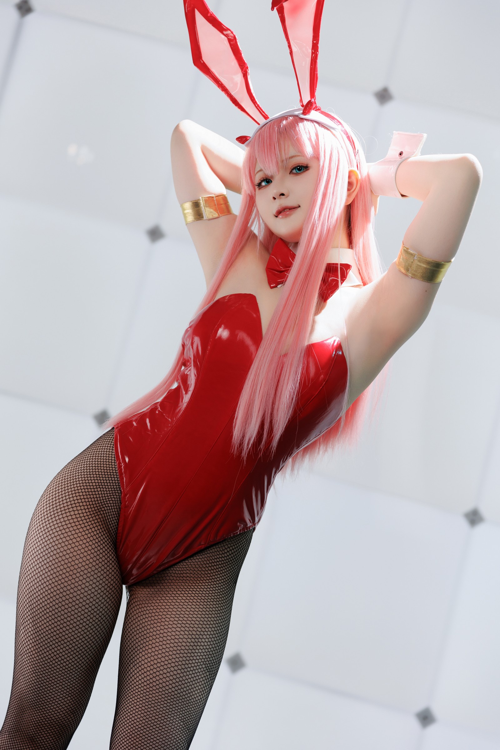 屿鱼 Yuyu Zero Two Cosplay 写真图集｜Darling in the Franxx 高清摄影（39P｜356MB）插图3