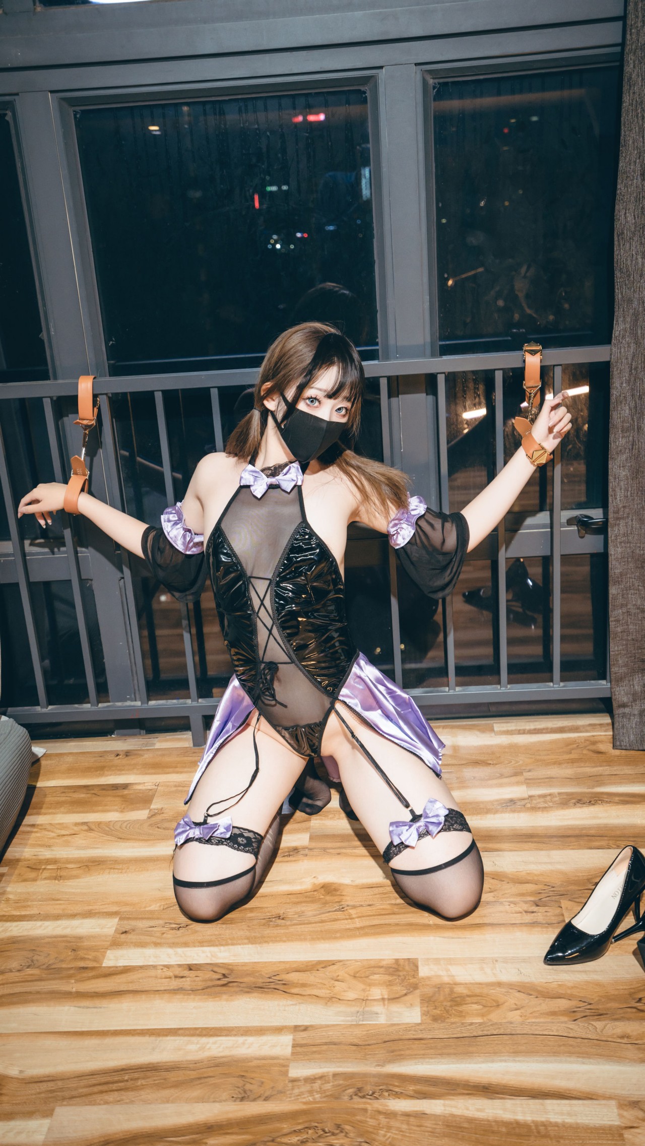 茶籽ccz COS《叛逆の魅魔》写真，隐若现的身体曲线插图5