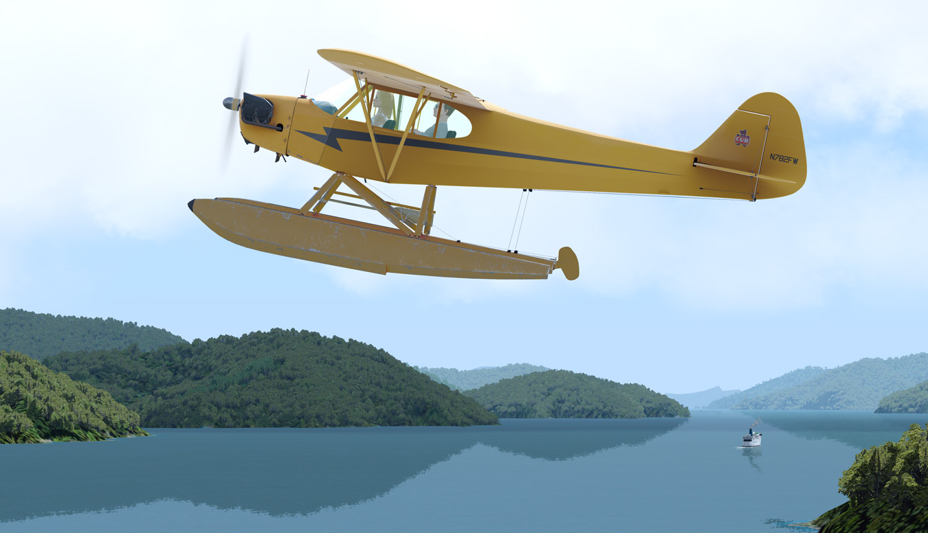 A2A Piper Cub - P3Dv4 updated - NZSI - Community Screenshots - Orbx ...