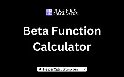 Beta Function Calculator