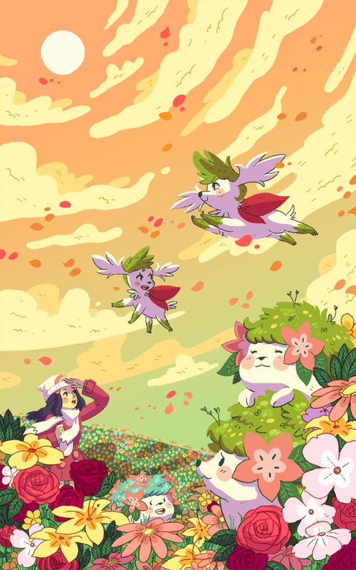 dawn-shaymin-shaymin-and-shaymin-pokemon