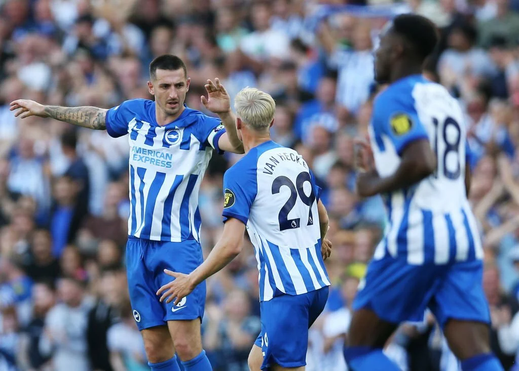 Brighton equalize with Liverpool