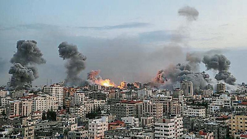 Bombardeos contra Gaza