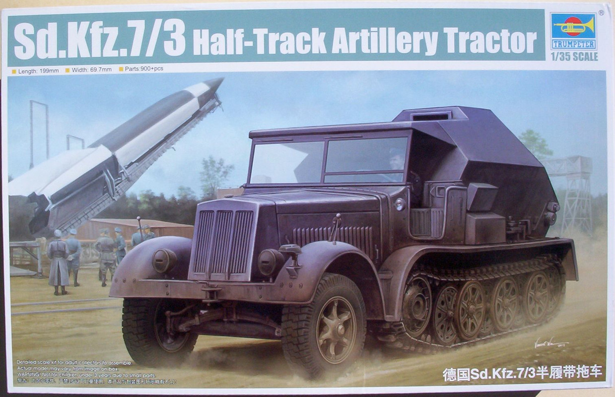 Trumpeter 35 09537 Sd.Kfz.7-3 Half-Track Artillery Tractor