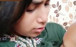 For the first time, an Indian girl has her virgin nipple licked.
