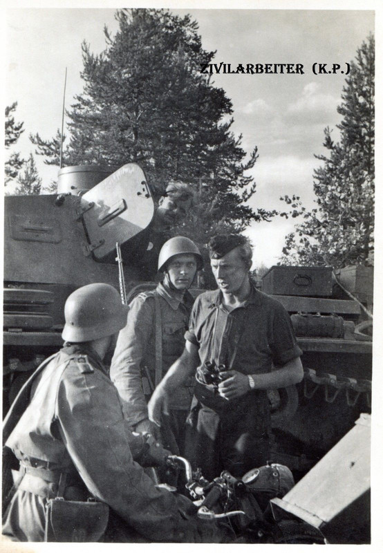 Postkarte Elite-panzerschütze