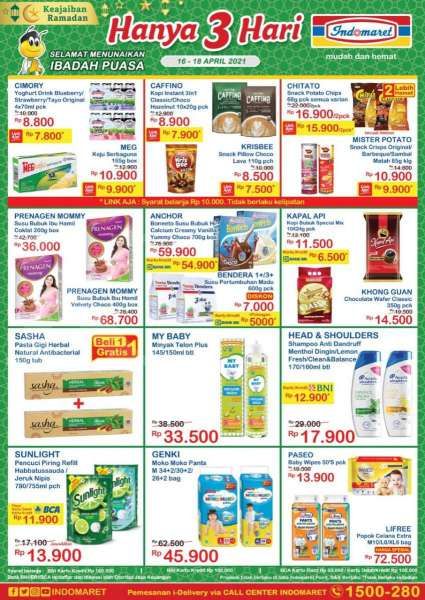 Katalog Promo Indomaret 16-18 April 2021 
