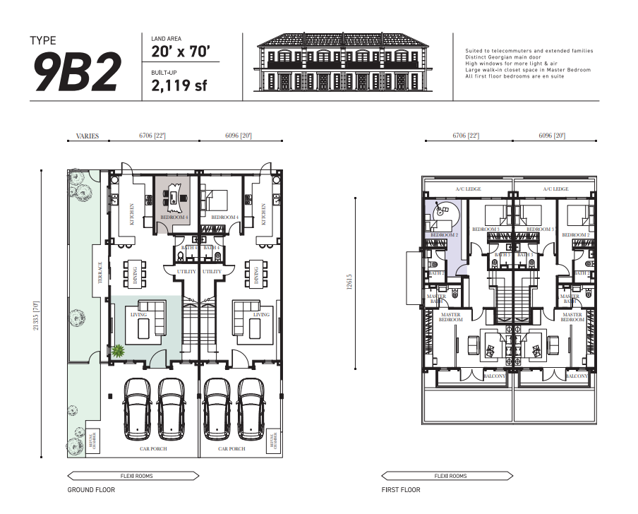 Cheerywood Type D floor plan in Eco Majestic, Semenyih, Selangor