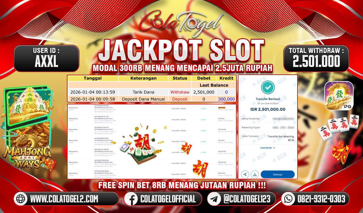 JACKPOT SLOT GACOR!!