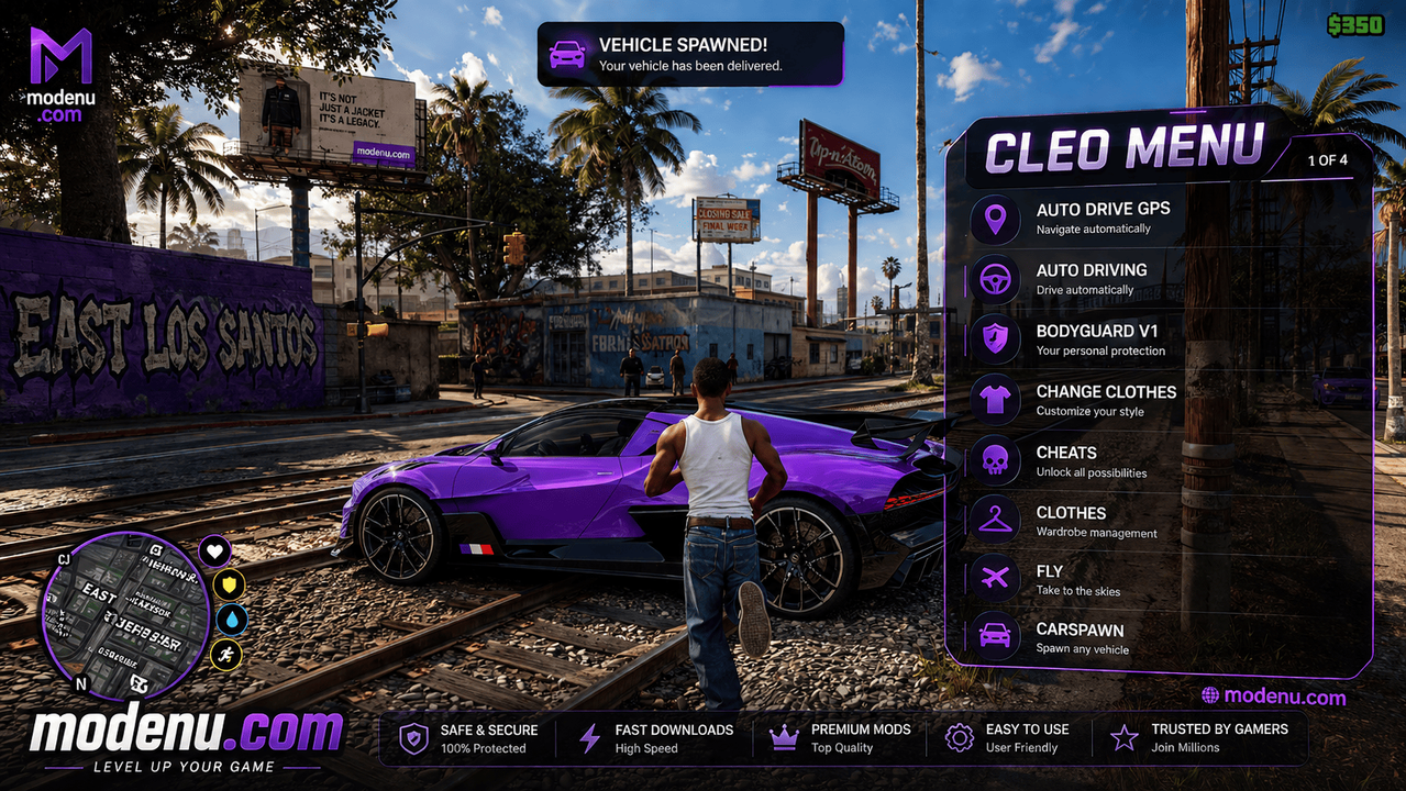 GTA San Andreas Mod Menu screenshot 4