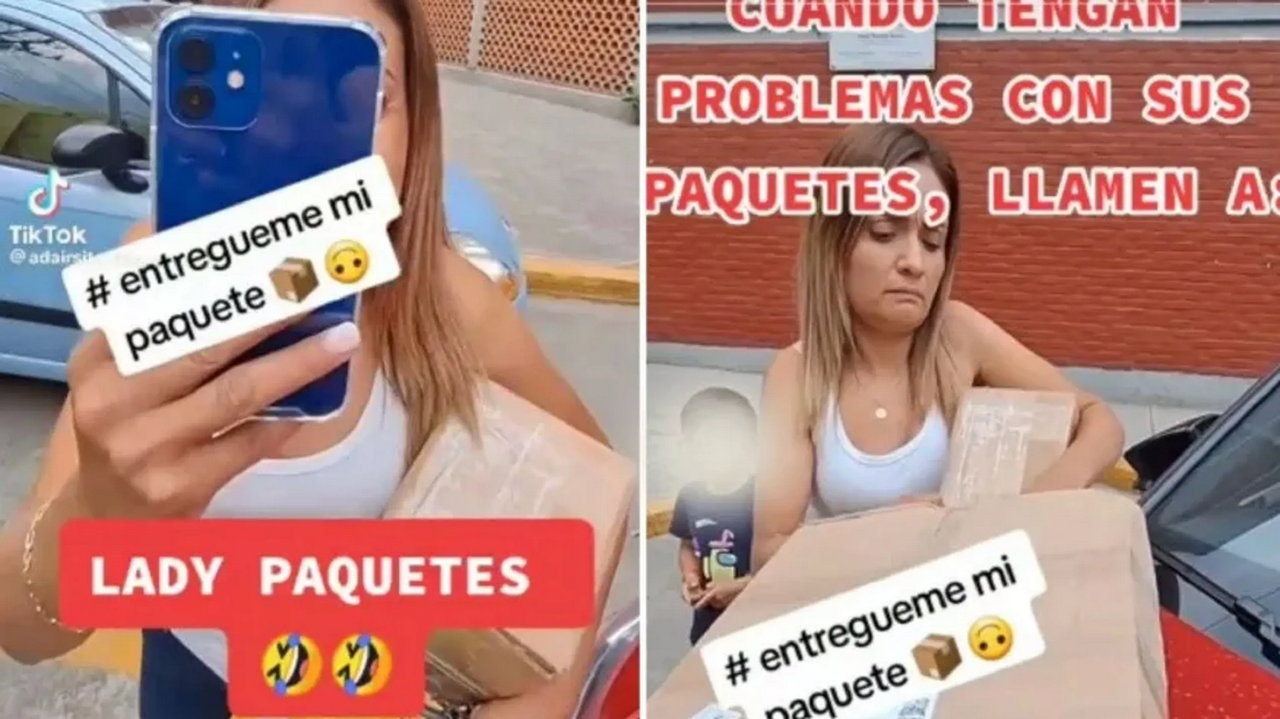 Lady Paquete hace de las suyas y llama a repartidores de Mercado Libre ¡Rateros!