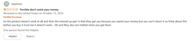 Blissful Aura CBD Gummies Customer Reviews and Shark Tank Scam 31 amazon review 1