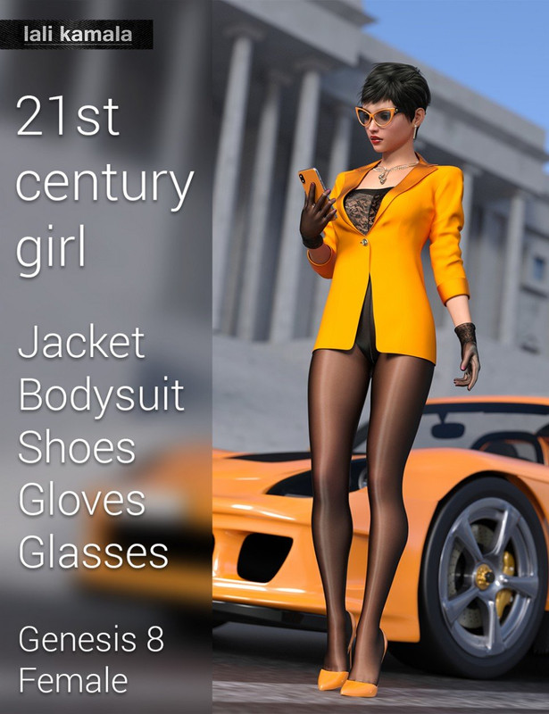 21st Century Girl Outfit for Genesis 8 Female(s) 21st Century Girl Outfit for Genesis 8 Female(s)