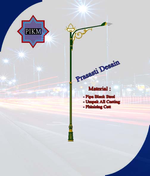 Tiang Lampu Pju Oktagonal