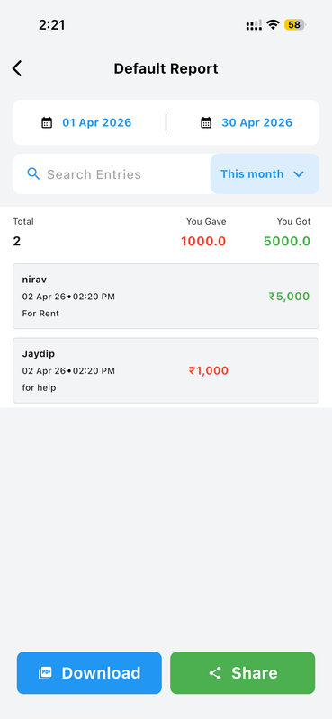 Download & Share PDF Reports