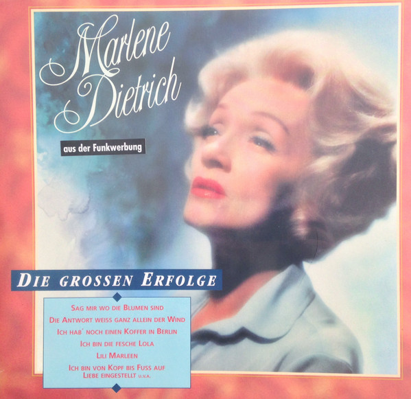 Portada - Marlene Dietrich - Die Grossen Erfolge