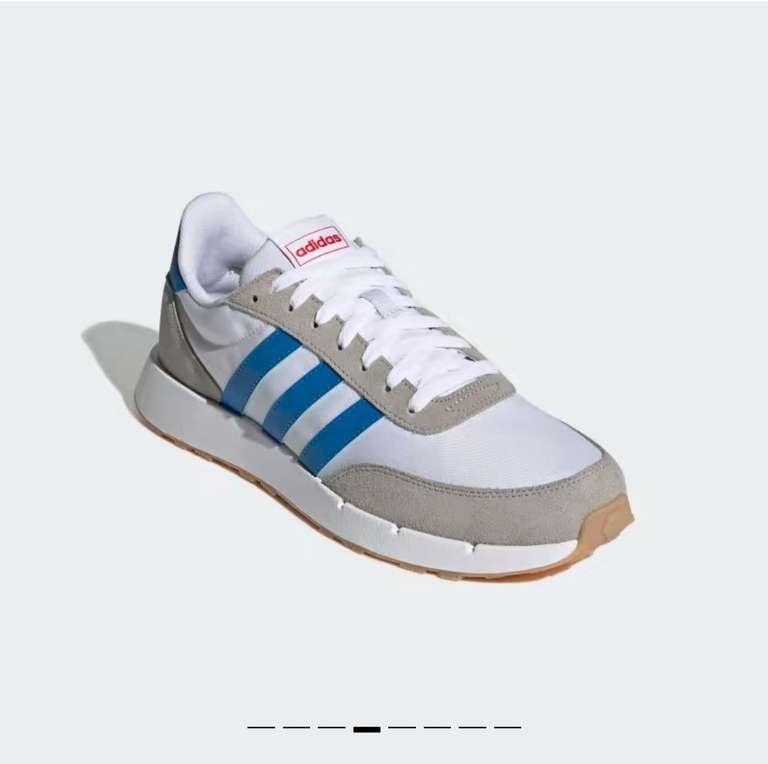 Adidas: TENIS RUN 60S 2.0 - CLOUD WHITE. Talla 9