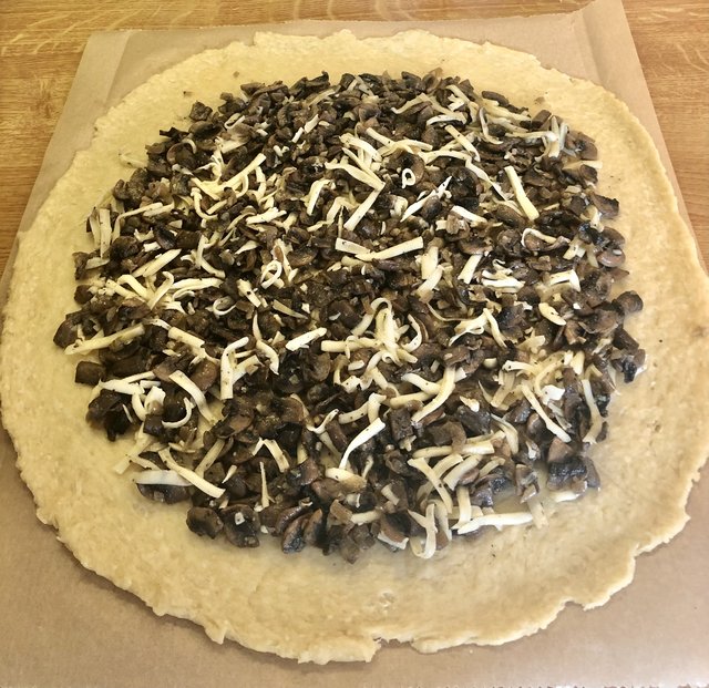 Галета с шампиньонами