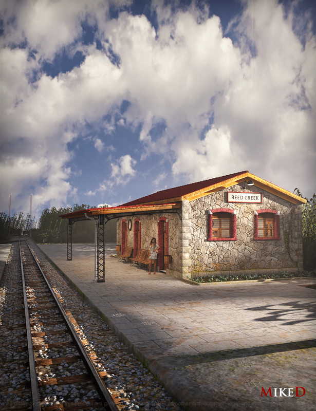 md traditional train station 00 main daz3d