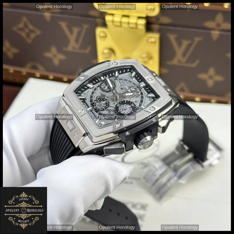 Hublot Spirit of Big Bang – Titanium 42 mm Automatic Skeleton Chronograph - Super Clone