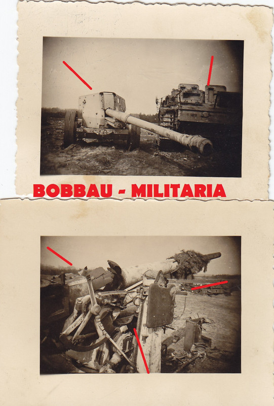 erbeutete 7,5cm PAK Sturmgeschütz STUG Endkampf 