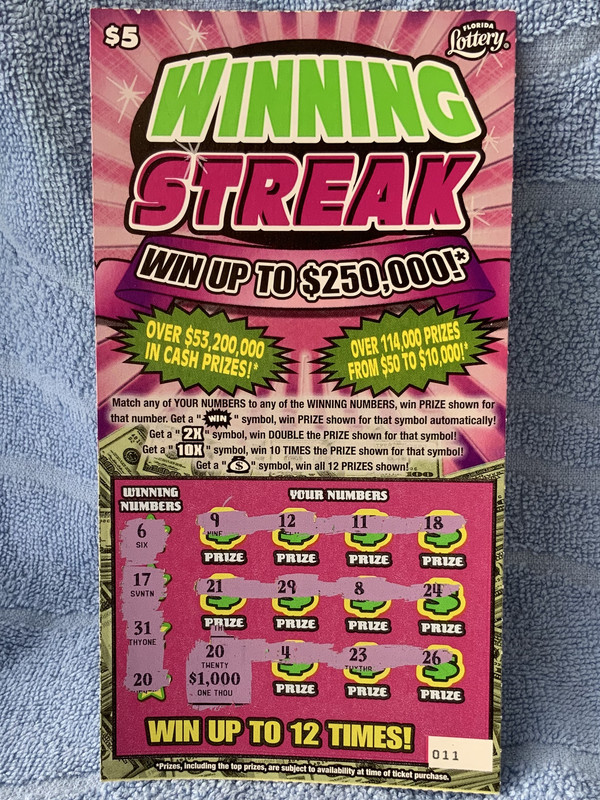 $3 Bingo Scratch Off