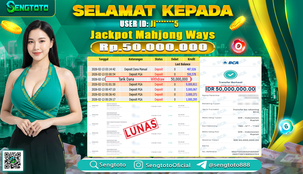 BUKTI PEMBAYARAN SLOT MAHJONG WAYS