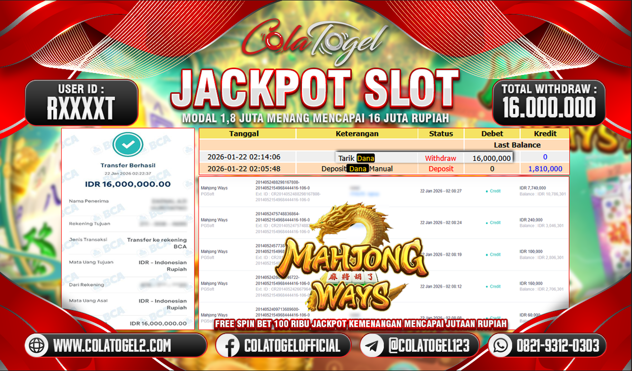JACKPOT SLOT GACOR!!