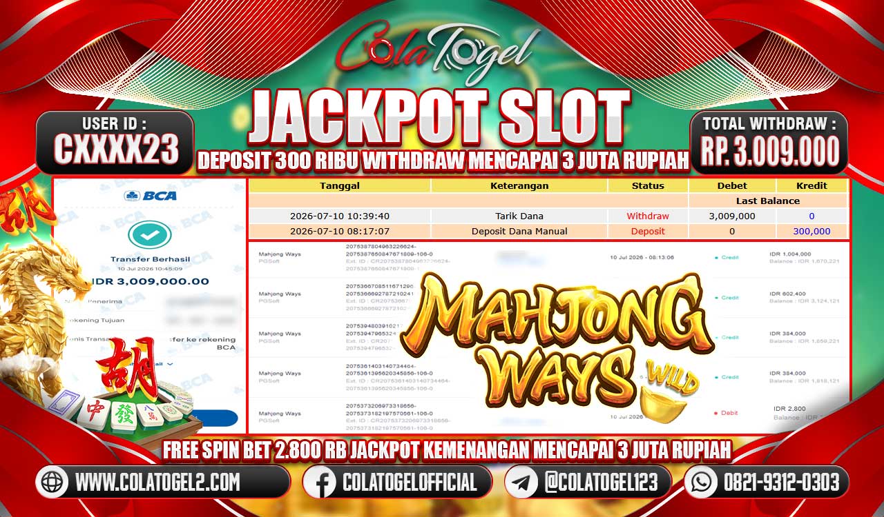 JACKPOT SLOT GACORR!!