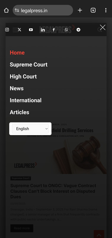 Mobile Menu