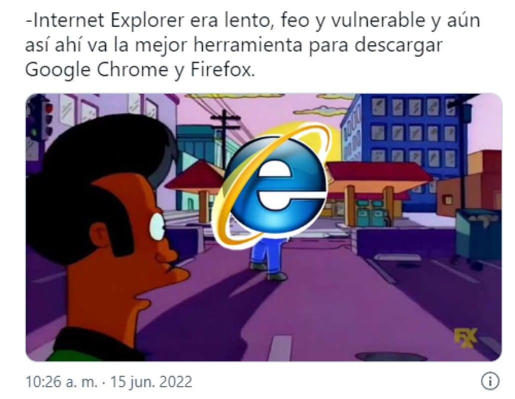 Con memes de Internet Explorer, usuarios despiden al navegador