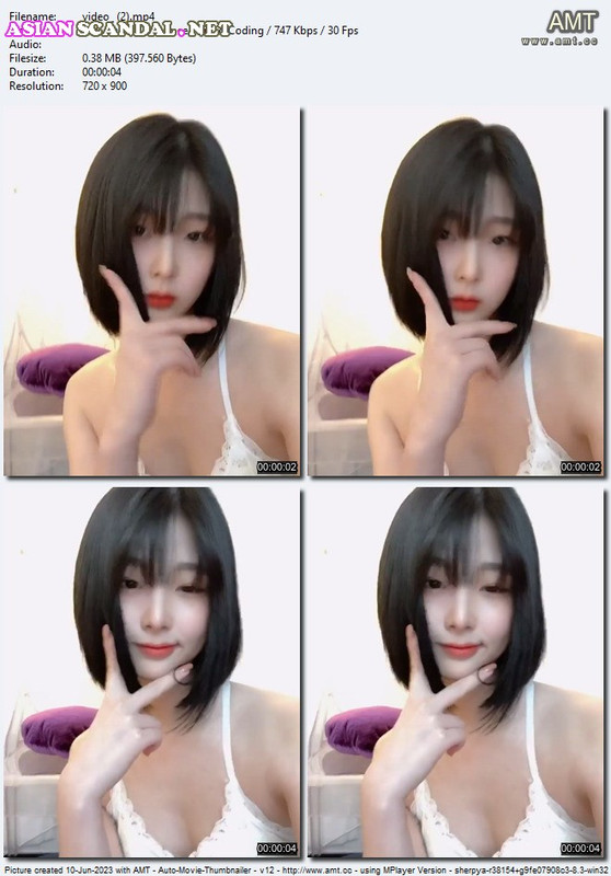 韓国人モデルのセックスビデオが流出