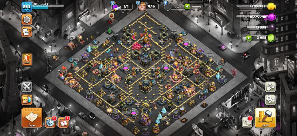 حساب كلاش مستوى 253 عالي