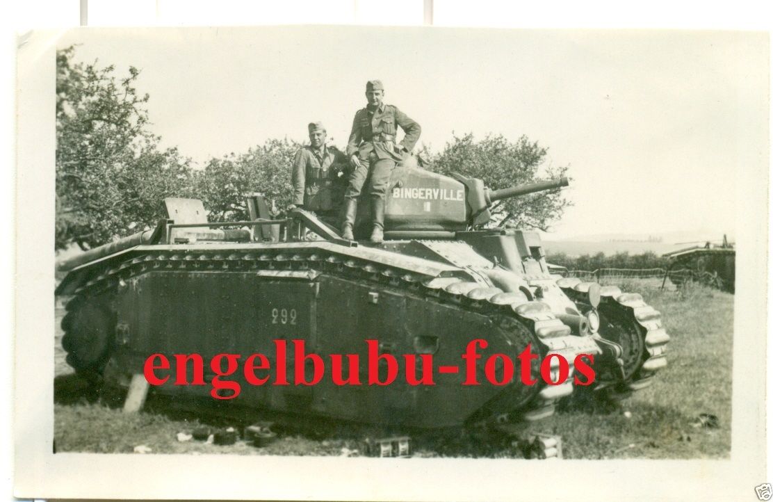 PANZER - Französischer CHAR 1bis - NAME BINGERVI