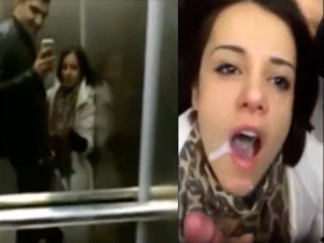 yesxxx Desi Sexy GirlFriend Sucking Big Dic in Lift