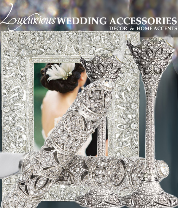 Luxurious Wedding Accessories, Decor and Home Accents
