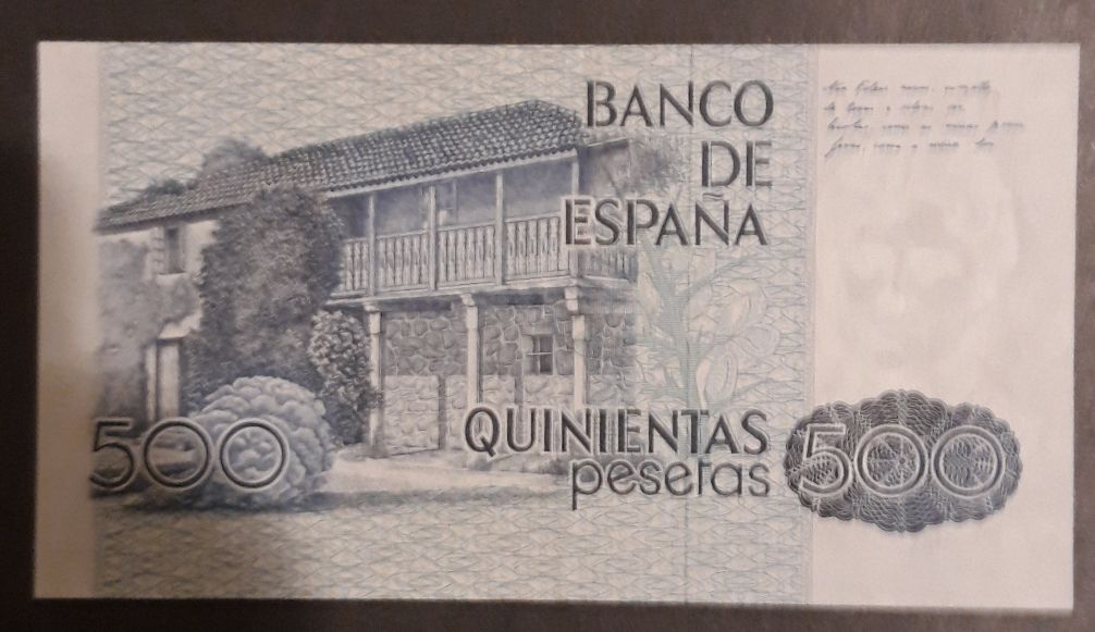 500 pesetas 29 de Octubre de 1979 500p4