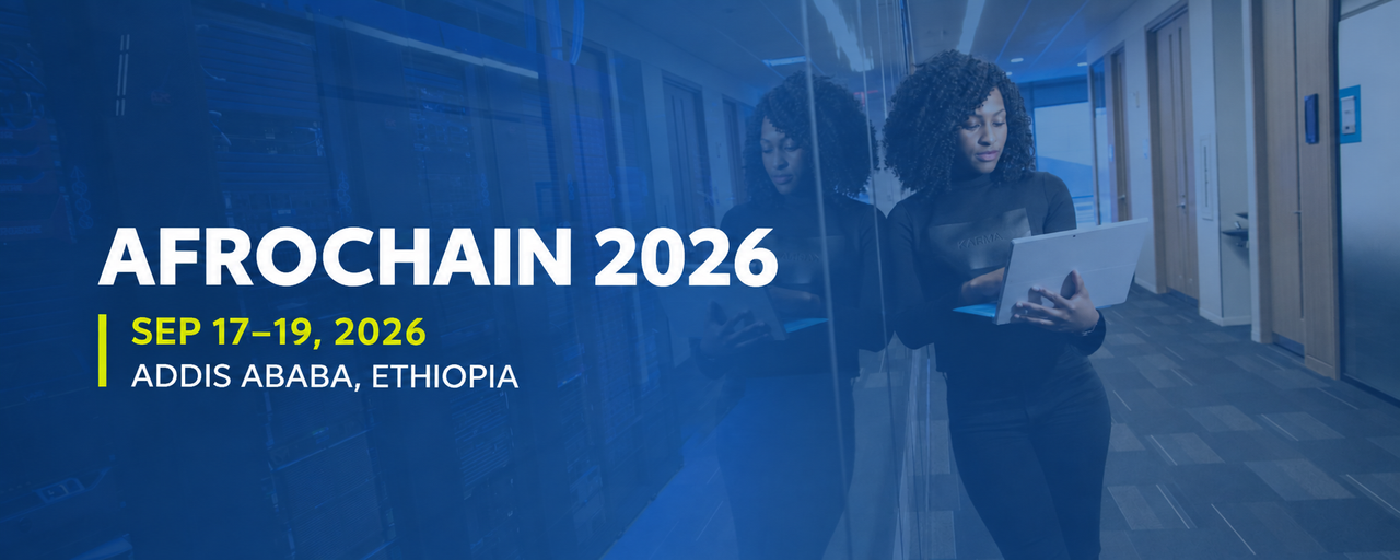 AfroChain Summit 2026 event banner