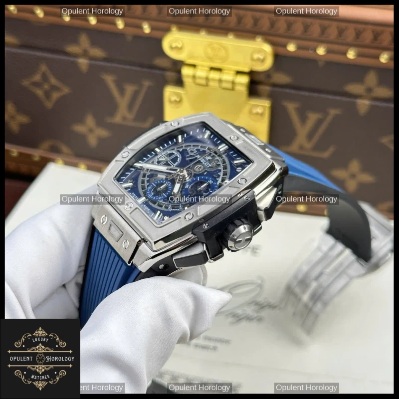 Hublot Spirit of Big Bang Titanium Blue Dial 42 mm Chronograph