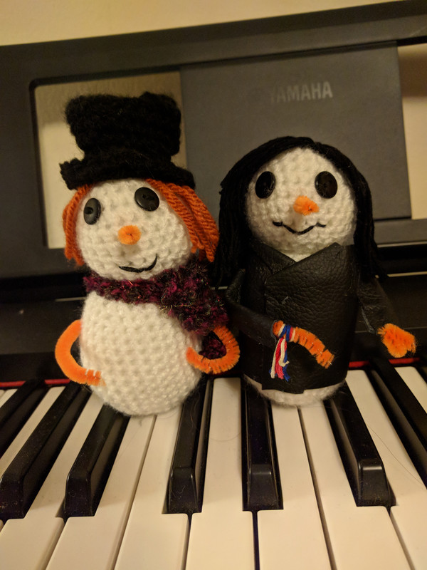 Libertines snowmen