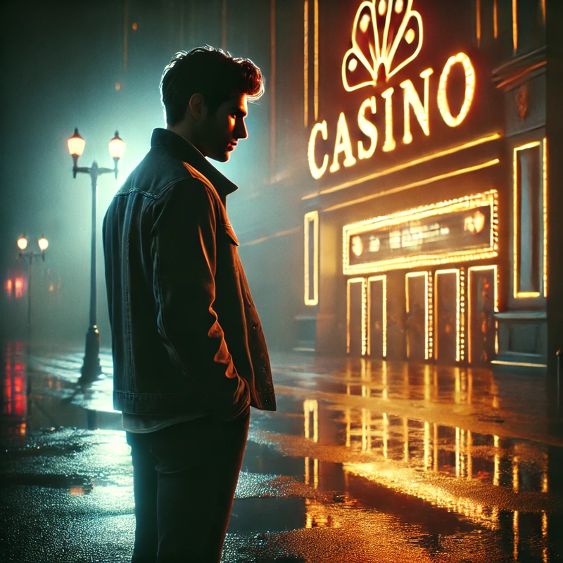 Casino reflection moment