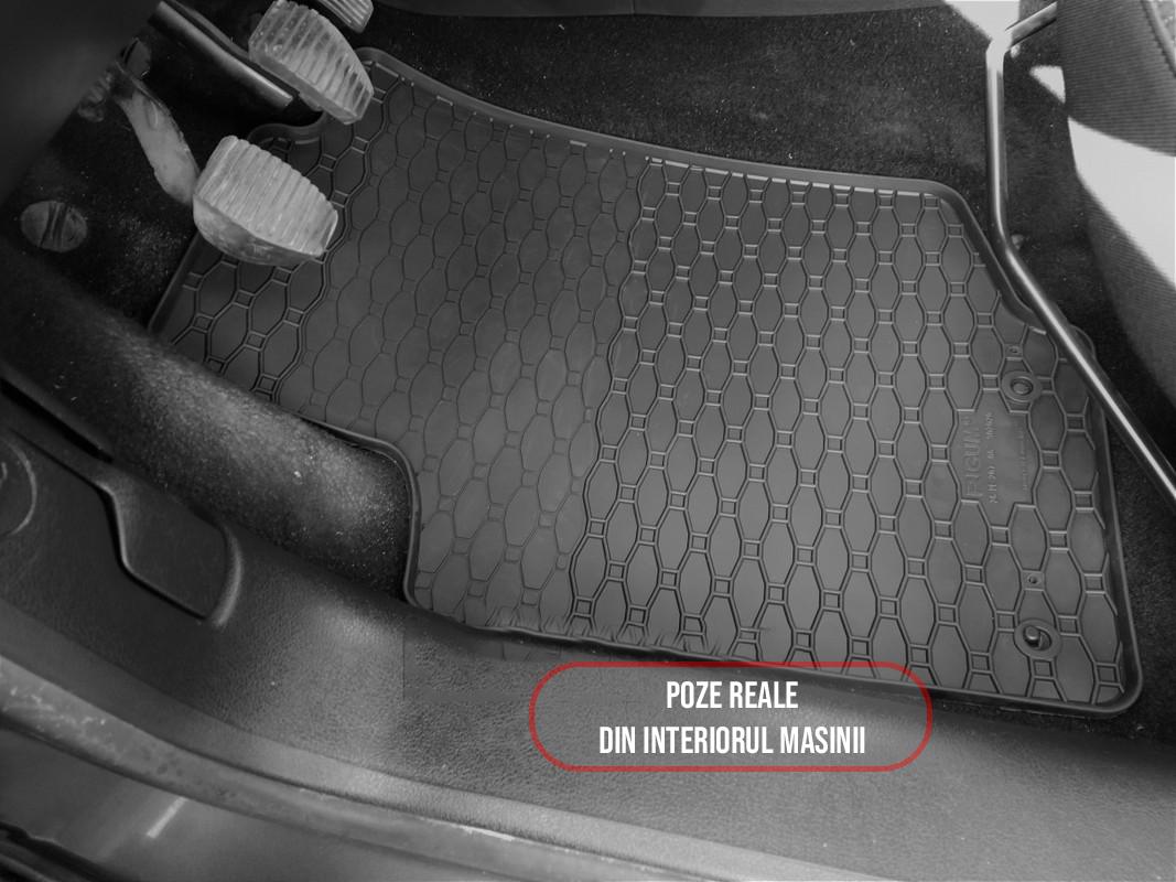 Set 4 covorase Peugeot 207 2006-2012, din cauciuc 100%, compatibile cu autoturismul PEUGEOT 207
